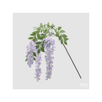 Ramo di Glicine Cadente EDG Bianco e Lavanda in Due Misure, ideale per decorazioni ed allestimenti