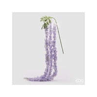 Ramo di Glicine Cadente EDG Bianco e Lavanda in Due Misure, ideale per decorazioni ed allestimenti