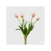 Mazzo di cinque Tulipani EDG cm. 40 in vari colori, ideale per decorazioni, composizioni ed allestimenti
