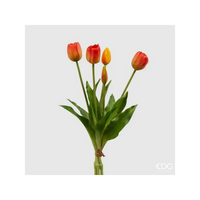 Mazzo di cinque Tulipani EDG cm. 40 in vari colori, ideale per decorazioni, composizioni ed allestimenti