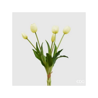 Mazzo di cinque Tulipani EDG cm. 40 in vari colori, ideale per decorazioni, composizioni ed allestimenti