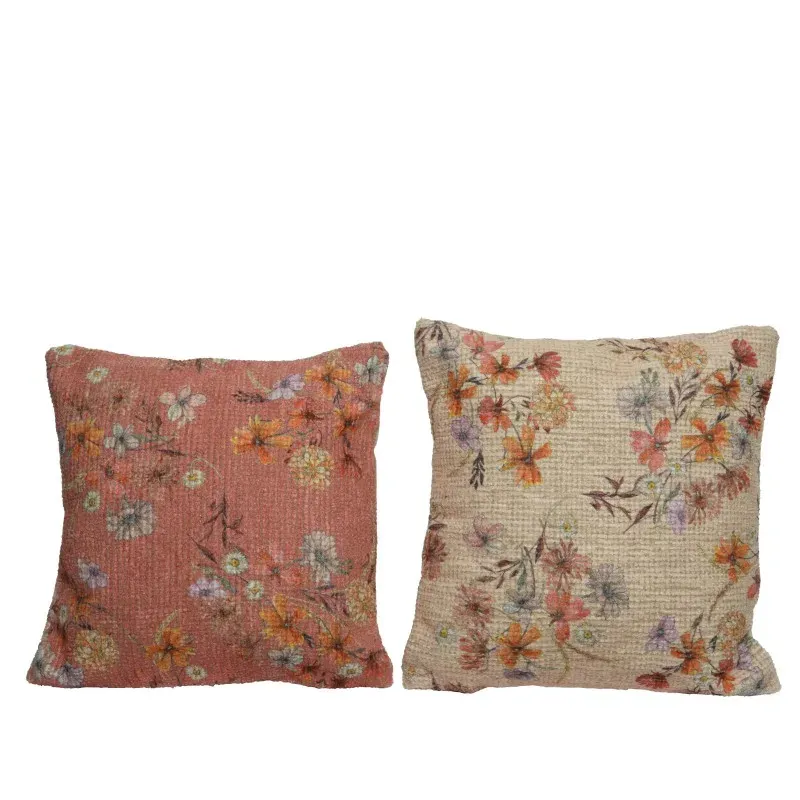 Cuscino con Fiorellini Assortiti cm 45x45
