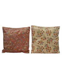 Cuscino Velvet con Fiori Assortiti cm 45x45