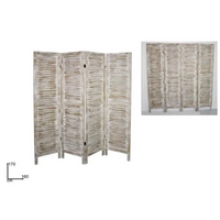 Separé in Legno Bianco Antico cm 160 x 170