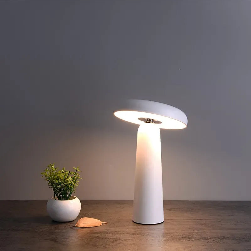 Lampada da Tavolo Cindy Bianco/Nero cm 14x22 h