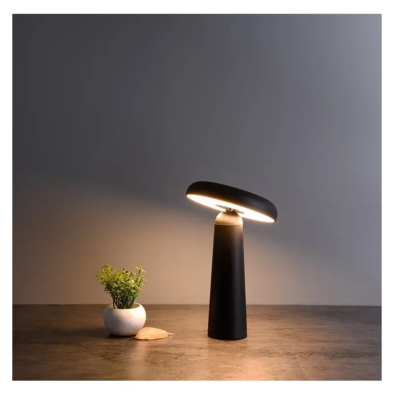 Lampada da Tavolo Cindy Bianco/Nero cm 14x22 h