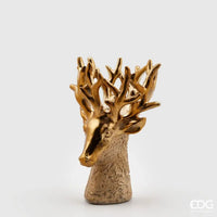 Vaso Cervo Oro in due Misure EDG