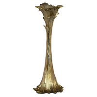 Candelabro Ernst in Resina Oro Due Misure