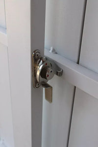 Tavolo da Giardino Esterno in Alluminio Dogato Bianco Allungabile cm.200/300x100x74 fino a 14 posti