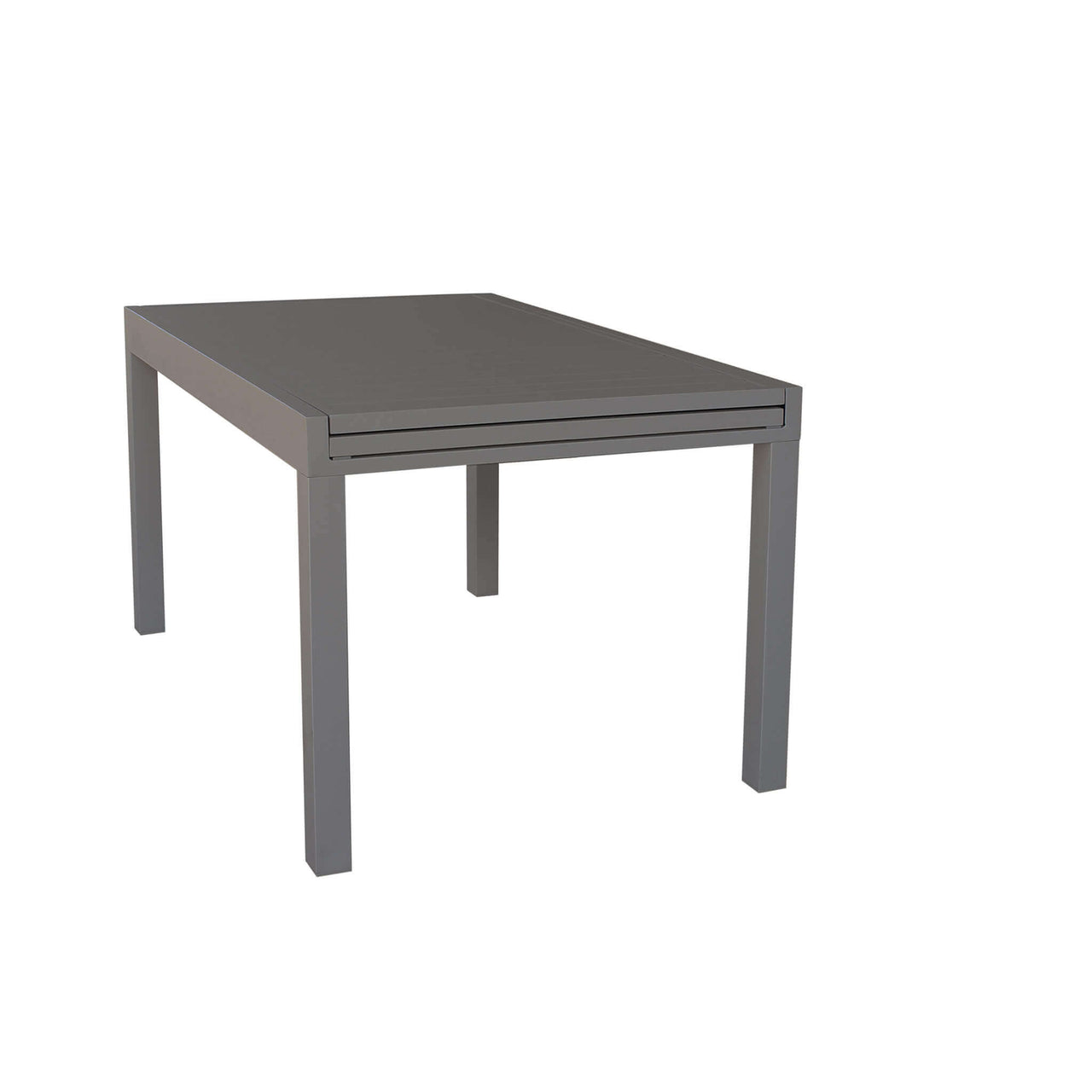 Tavolo da Giardino Esterno Allungabile cm. 135/270x90x75 in Alluminio Tortora fino a 12 posti